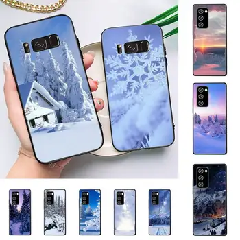  Зимна Снежна Калъф за мобилен телефон Samsung J 2 3 4 5 6 7 8 prime plus 2017 2018 2016 г. основната