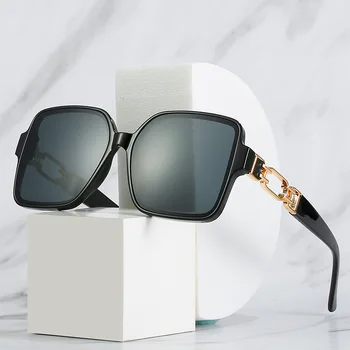  Квадратна Дограма Кухи Слънчеви Очила За Жени, Мъже Марката Дизайн на Шофиране на Кола UV Защита Слънчеви Очила Ретро Тренд Мъжки Дамски слънчеви Очила