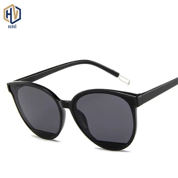  2019 Луксозни Модерни Слънчеви Очила, Дамски Реколта Метални Очила с Големи Рамки Огледално Classoc Oculos De Sol Feminino UV400