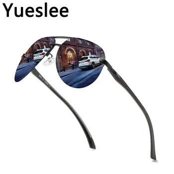  49640 Метални Пилотните Поляризирани Луксозни Слънчеви Очила, Мъжки, Женски Модни Нюанси Uv400 Vintage Слънчеви Очила Мъжки Слънчеви Очила