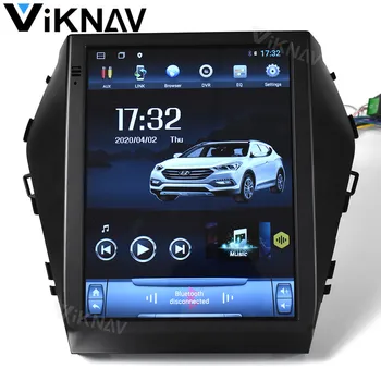  авто авторадио и MP3 плейър За Hyundai IX45 Santa fe 2013 2014 2015 2016 2017 GPS навигация авто мултимедиен плейър стерео