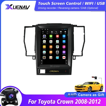  Авто Радио DVD Плейър За Toyota Crown 2008 2009 2010 2011 2012 GPS Навигация Вертикален Екран Авторадио Магнетофон