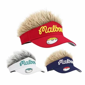  2022 нова бейзболна шапка за голф, бейзболна шапка с перука, шапка от слънцето, забавна шапка за перука, мъжки и дамски остроконечная шапка за перука