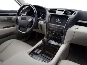  За Lexus LS 460 Android 9,0 Tesla стил PX6 HD Вертикален екран Автомобилен GPS Навигация Мултимедиен Плейър Аудио WIFI CARPLAY DSP