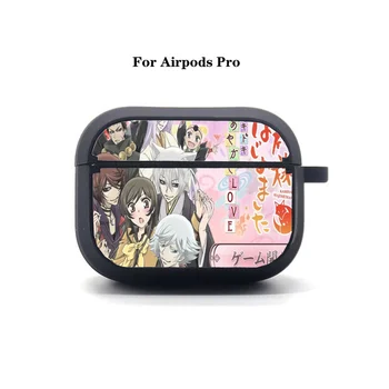  Аниме kamisama love AirPods Pro калъф за Носене AirPods Pro и Чанта за слушалки Мек Силиконов Bluetooth Защитен Калъф За Слушалки