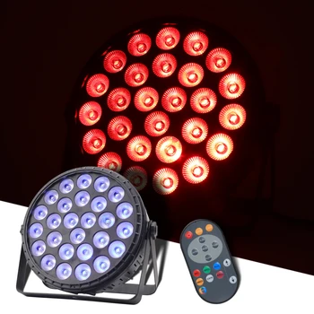  НОВ YUER 27X6 W RGBW LED PAR Light диско светлини dmx512 контролируем led лампа за измиване на Бар Вечер сценичното професионални диджейское обзавеждане 100% новост