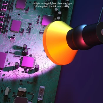  10 W UV Лепило Отверждающая Лампа USB LED Лампа Мъниста UV Лепило Ултравиолетова Светлина Виолетово M4YD