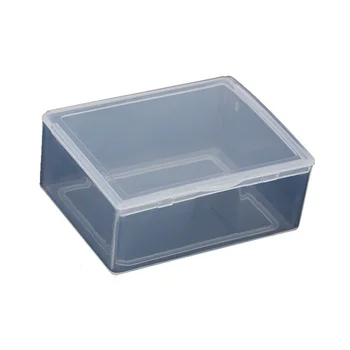  1бр Преносим Прозрачна Пластмасова Кутия За Съхранение на Квадратен Прозрачен Многоцелеви Витринный Шкаф Пластмасови Кутии За Съхранение на Бижута HOT JA