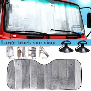  Авто сенника на Предното и Задното Прозорец Завеса сенника на Предното Стъкло на Козирка на Кутията За Микробуса Камион, Автобус RV Защита на Камион Q7D8