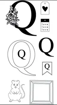  Q Френски Прозрачен Печат За направата на картичка за scrapbooking със собствените си ръце C1009