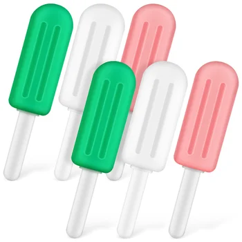  6 Бр Popsicle Силиконови дъвки с Дръжки Симулатор За Челюстта Тиранти Выравниватель дъвки Симулатори