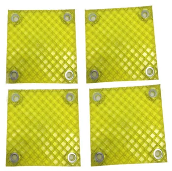  4x за вдигане на тампон ръкохватка Hanston жълт цвят сверхмощного гумена за автоматично част вдигане на количките за пазаруване