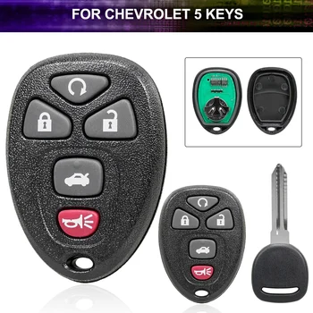  Подмяна на Chevrolet Remote Key 5 Бутона 315 Mhz Авто Дистанционно Ключ За Chevrolet, Buick Smart Car Key Case