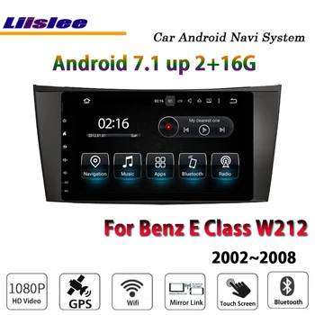  Кола Стерео Радио Android Мултимедия За Mercedes Benz E W212 2002-2008 HD Екран, Дисплей, TV GPS Навигационна Система