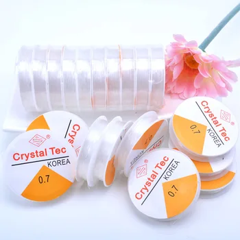  0,5-1 мм, Пластмасов Crystal САМ Във Опъвам Въжета на Еластичната Линия За Производство на бижута Доставка на Метална Струна Jeweleri String Threa, 1Yc23381
