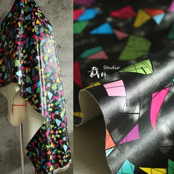  Дизайнерски гладка кожена кърпа в клетката, висококачествена кожена креативна фонова стена, мека чанта от изкуствена тъкан, плат за пэчворка