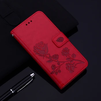  Заплитания Цвят на Портфейла Телефонни Калъфи За Huawei P40 Lite P30 Pro P20 Lite Y5P Y6P Y8P Подложки 30 Pro 20 Lite Кожен Калъф флип-надолу на Кутията