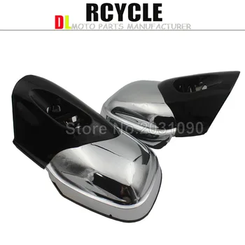  Определяне На Обтекател на Мотоциклет Странично Огледало за Обратно виждане Огледала за Обратно виждане Кехлибар Мигачи За BMW K1200 K1200LT K1200M 99-08
