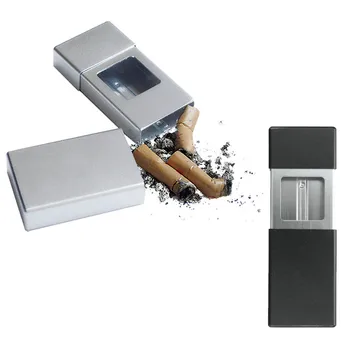  Преносим мини-кутия за съхранение на дымчатой пепелници Преносим открит кутия за съхранение пепелници, използвани за пътуване и лесно се пренася автоматично