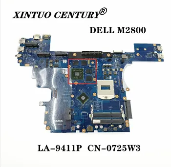  CN-0725W3 0725W3 725W3 за DELL M2800 дънна платка на лаптоп VALA0 LA-9411P HD8790M/W4170M 2 GB DDR3L 100% тестова работа