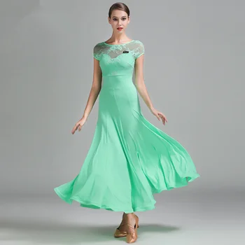  2021 луксозно ново съвременно танцово рокля рокля национален стандарт голяма пола тренировочная пола възрастен валс
