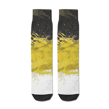  Черни Жълти Бели Цветове Директни Чорапи Мъжки Мъжки Женски Пролетта Чорапи Полиестер Полиестер