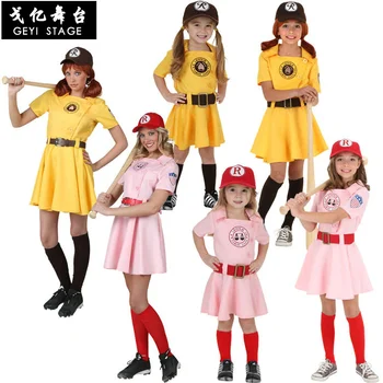  Cosplay професионалната бейзболна форма на Хелоуин детска ден униформи дамски спортни дрехи твърди бейзболна форма бейзбол
