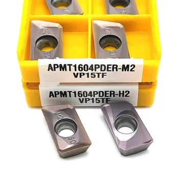  APMT1604 M2 APMT1604 H2 VP15TF твърдосплавен струг инструмент за фрезоване струг инструмент с ЦПУ APMT1604PDER струг фреза инструмент APMT 1604