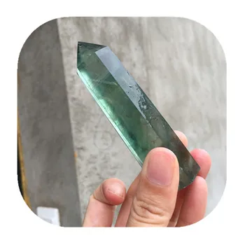  Кула от зелен елемент пръчки флуорит естествен кристален за украса