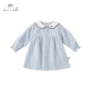  DBM16936 дейв bella/ пролетта сладка рокличка за малки момичета, модерно детско премяна, детски дрехи в стил лолита