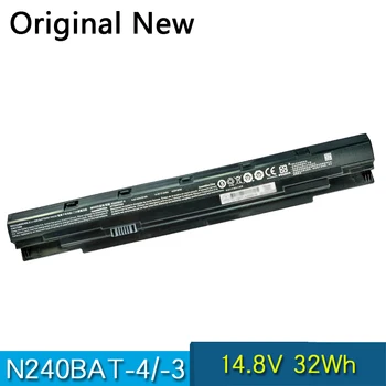  Оригинална батерия N240BAT-4 -3 за CLEVO N250LU N250JU N240BU N240JU N250WU N240WU 6-87-N24JS-42L2 F1 F21 L3 F4 4UF3 Sager