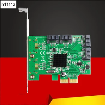  Допълнителни карти SATA Raid-карти PCI-Express 4-Портов карта HyperDuo SATA III, RAID контролера Marvell 88SE9230 с низкопрофильным за монтиране на стена