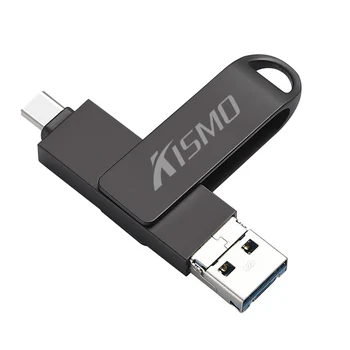  Kismo Тип-C Флаш Памет Micro USB OTG Памет Диск USB3.0 Флаш Памет За Samsung S6 S7 S8 S9 A3 A5 A7 2016 2017 Телефони Android