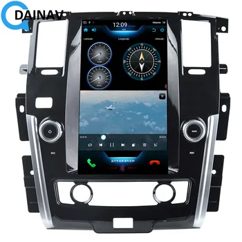  13,6 см авто аудио Стерео радио За Nissan Patrol 2016 2017 2018 2019 кола DVD Мултимедиен Плейър GPS Навигация