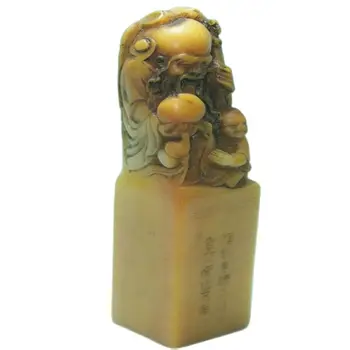  Античната статуя на каменната тюлен Fujian Шушань.
