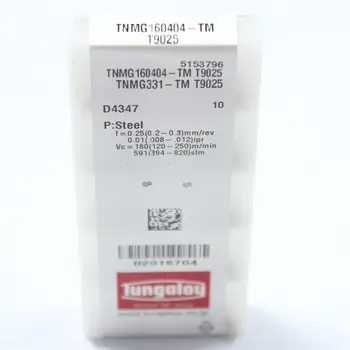  TNMG160404-TM T9025 Tungaloy 100% Оригинални Стругове за Стругове CNC Машини TNMG160404-TM T9025