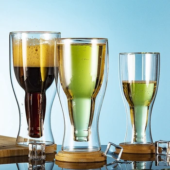  Творчески коктейл, чаша вино, чаша двустенни чаши за Бира, чаши за вино, Уиски и чаша за шампанско Кафеена чаша Чаша за водка, Бутилка стил