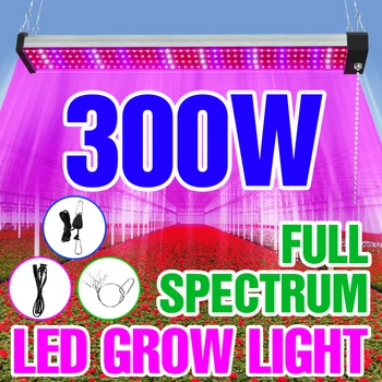 LED Фитолампа Пълна Гама За Отглеждане на Стайни Растения Led Лампа За Отглеждане на Разсад за Цветя Хидропоника Оранжерия Палатка Фито Лампа