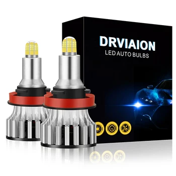  2 елемента 24 чип LED Светлини на Автомобилни Фарове LED Лампа 360 Градуса Висока мощност на Колата H1 Led Светлина 120 W 18000LM DC 9-32 В
