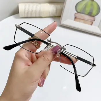  Офис Прости Мъжки Дамски Очила За Защита На Очите Ультралегкие Очила Анти-Синя Светлина Очила За Четене